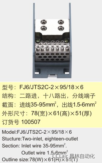 FJ6/TS2C-2×95/18×6