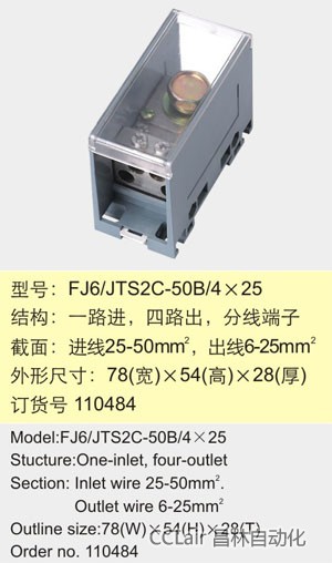 FJ6/JTS2C-50B/4×25